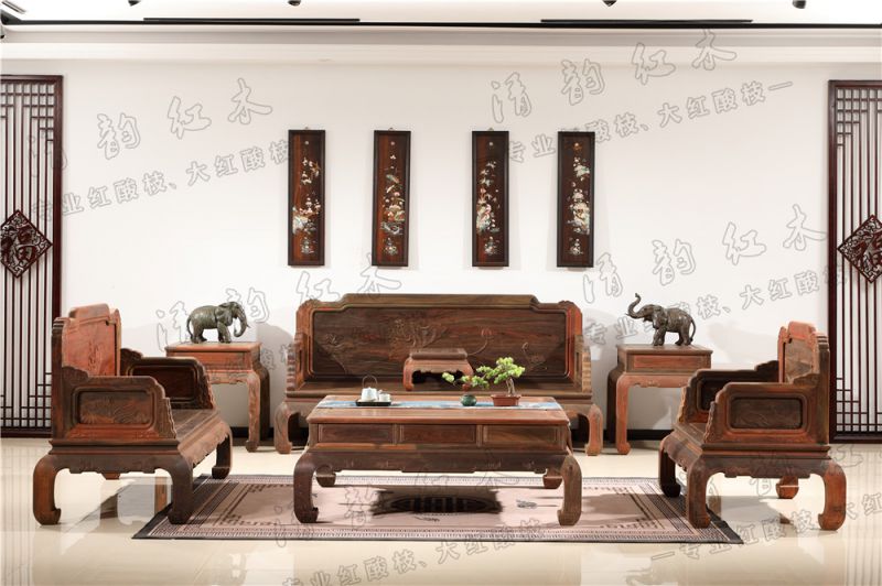 荷花宝座沙发