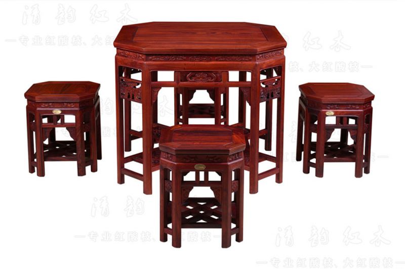 休闲八角桌