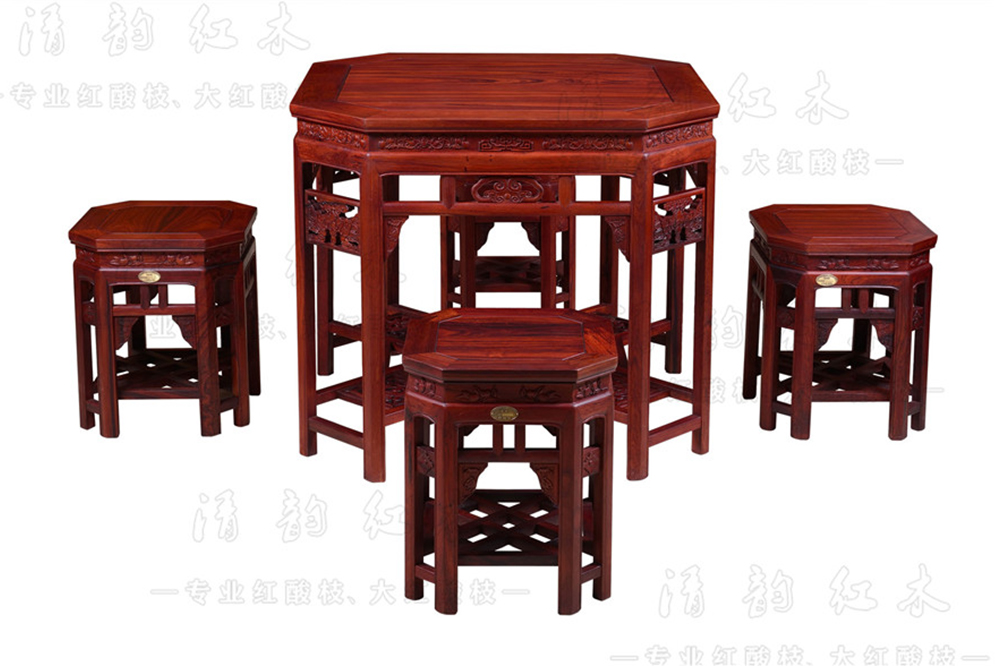休闲八角桌